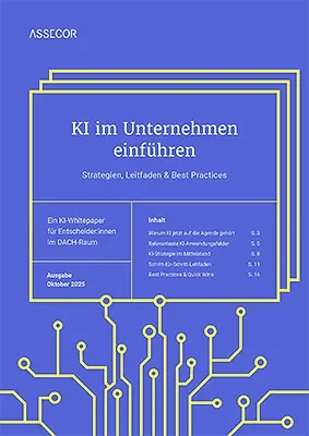 Whitepaper KI im Unternehmen einführen - Cover klein